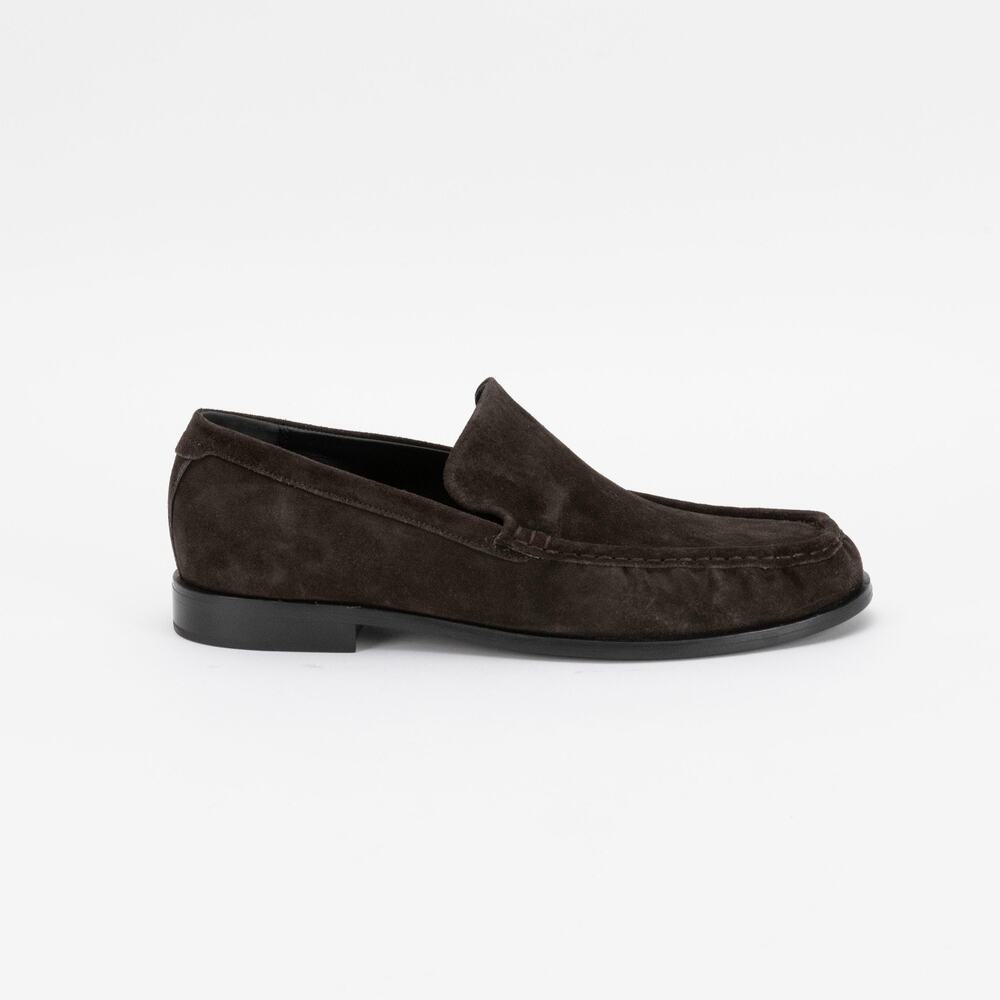 Vince Men Miles Suede Loafer Cocoa Brown Size 11 M/ 45 EU